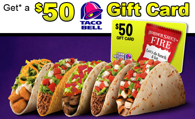 $50 Taco Bell Giftcard Giveaway – American Prize Center