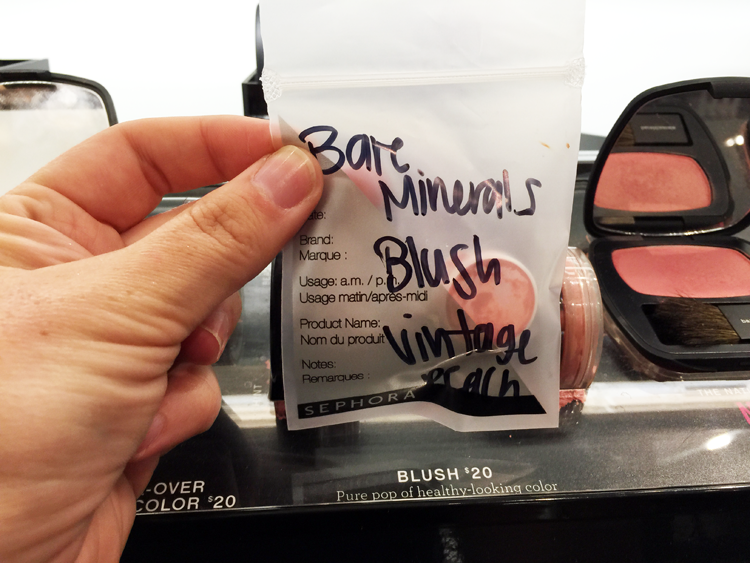 sephora free sample bolsa