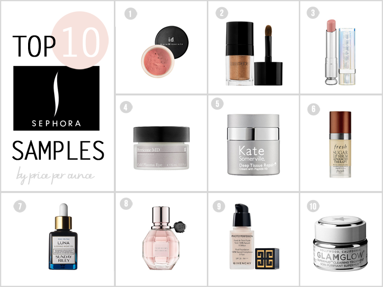 sephora free sample bolsa