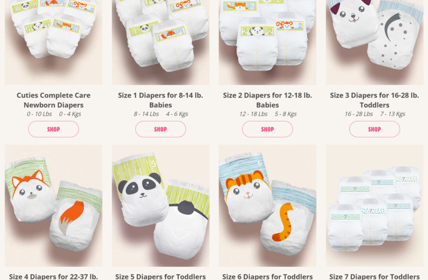 Cuties Complete Care Baby Diaper Samples